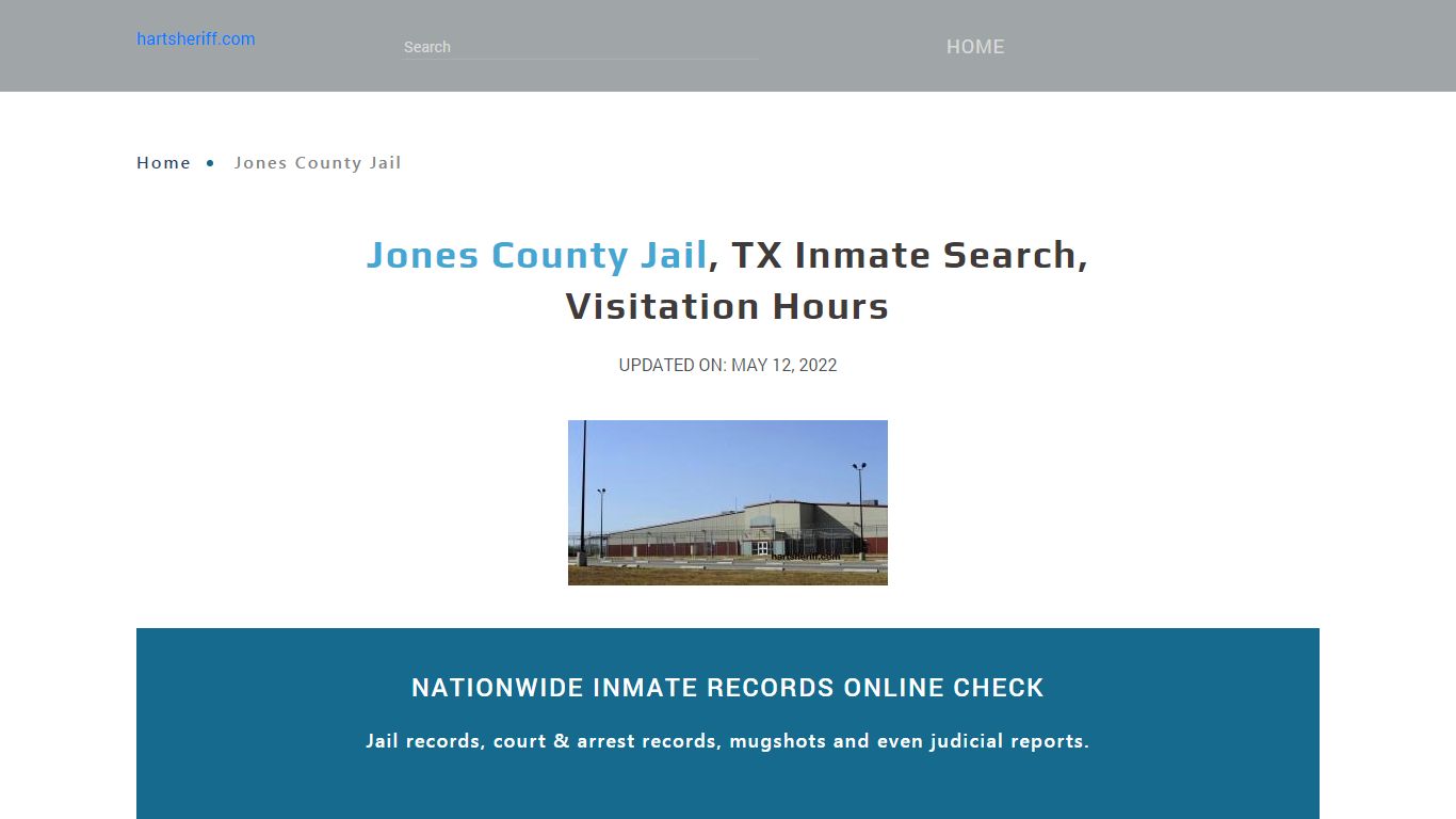 Jones County Jail , TX Inmate Search, Visitation Hours