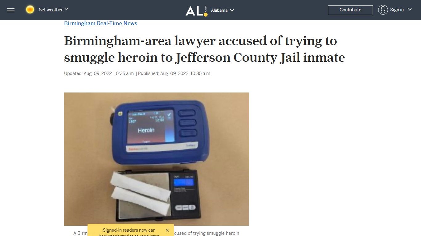 Birmingham-area lawyer accused of trying to smuggle heroin to Jefferson ...